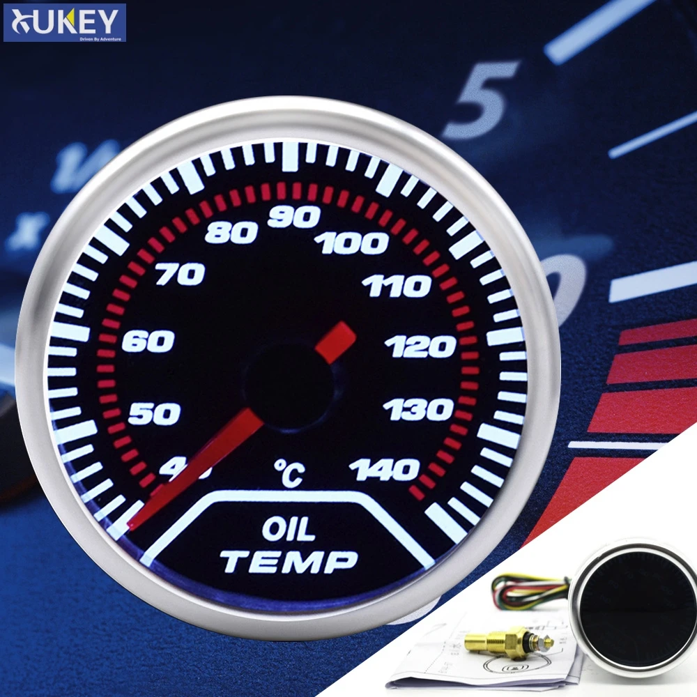 Oil Temp Gauge Temperature Meter Digital LED 52mm 2" Pointer White Backlight W/Sensor Universal 12V Mechanical Dials Racing
Oil Temp Gauge Temperature Meter Digital LED 52mm 2" Pointer White Backlight W/Sensor Universal 12V Mechanical Dials Racing
