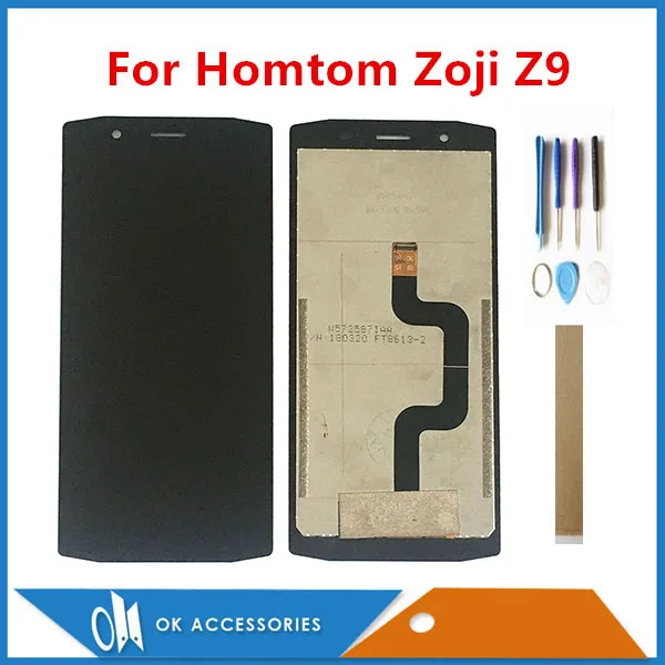 5 7 дюймов для HOMTOM Zoji Z9 ЖК дисплей с кодирующий преобразователь сенсорного экрана