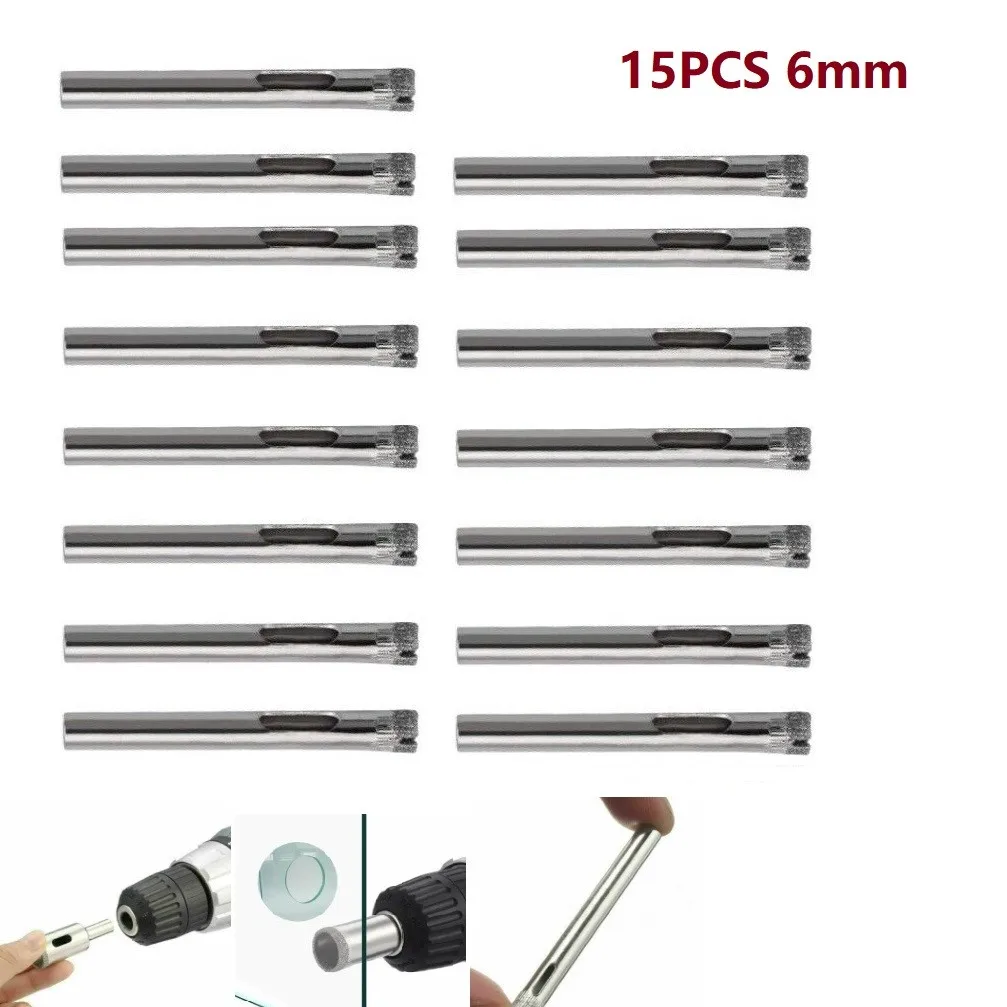 15Pcs Drill Set 6mm Diamond Tool Drill Hole Opener For Glass Tile Ceramic Marble Drill Bit Hole Cutter Cutting Machine Drill
15Pcs Drill Set 6mm Diamond Tool Drill Hole Opener For Glass Tile Ceramic Marble Drill Bit Hole Cutter Cutting Machine Drill