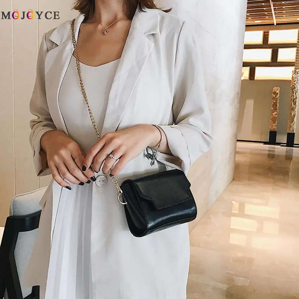 Solid Color Women Shoulder Messenger Bag PU Leather Chain Crossbody Bags
Solid Color Women Shoulder Messenger Bag PU Leather Chain Crossbody Bags
