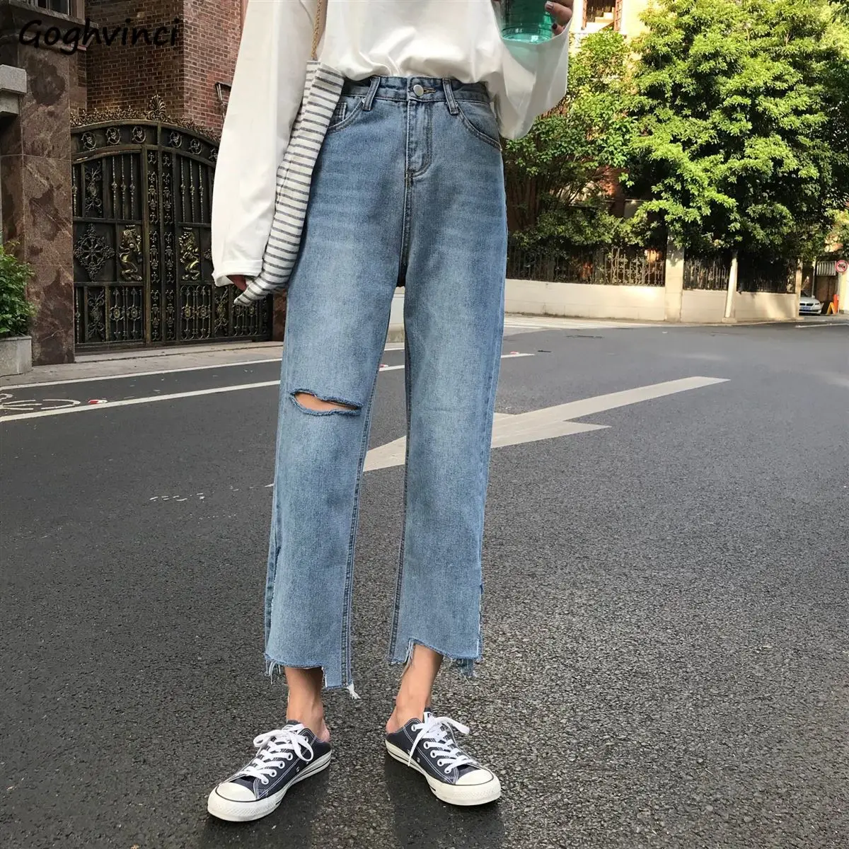Jeans Women Washed Female High Waist Denim Chic Ankle Length All-match Street Style Causal Basic Harajuku Summer Pockets Retro
Jeans Women Washed Female High Waist Denim Chic Ankle Length All-match Street Style Causal Basic Harajuku Summer Pockets Retro