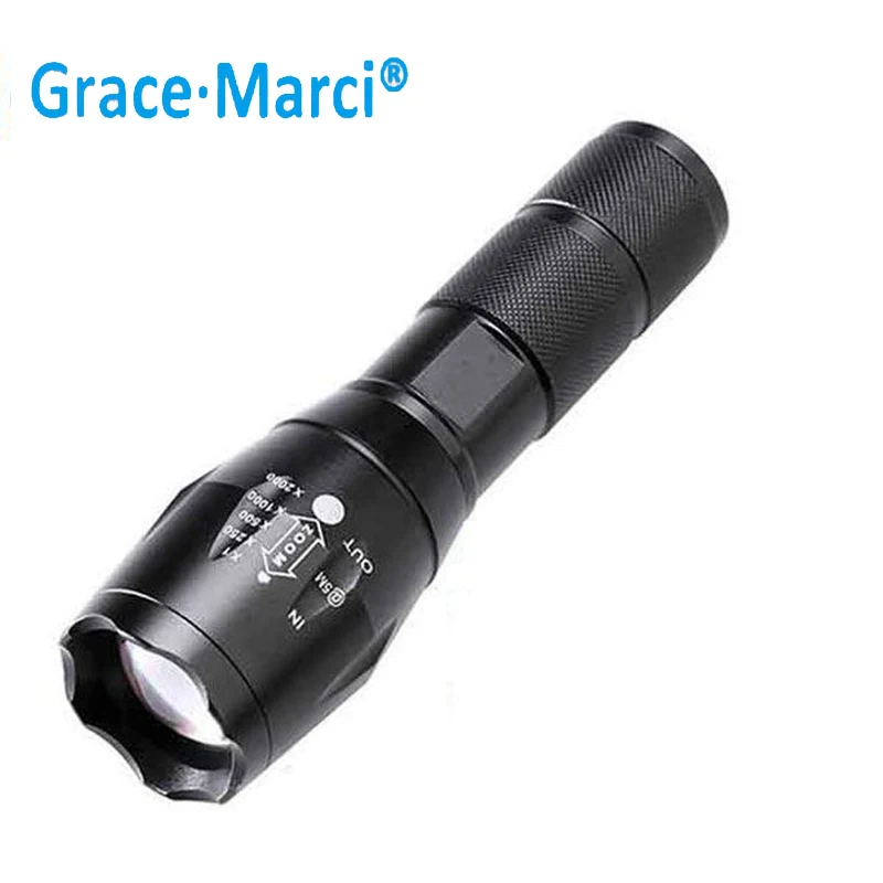 

GM Powerful 3W T6 LED Flashlight 5-Mode 450 Lumens Latern G700 Military Grade Zoom Tactical LED Flashlight For Camping Hunting