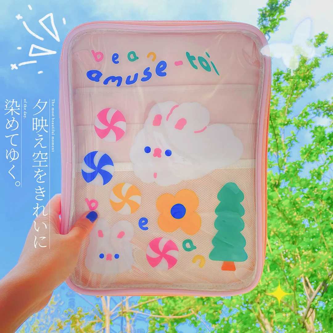 Kawaii Large Capacity Pencil Bag Organizer Storage Bag Korean Ipad bag Cute Pen Pouch Creative Travel Stationery Supplies Gift
Kawaii Large Capacity Pencil Bag Organizer Storage Bag Korean Ipad bag Cute Pen Pouch Creative Travel Stationery Supplies Gift