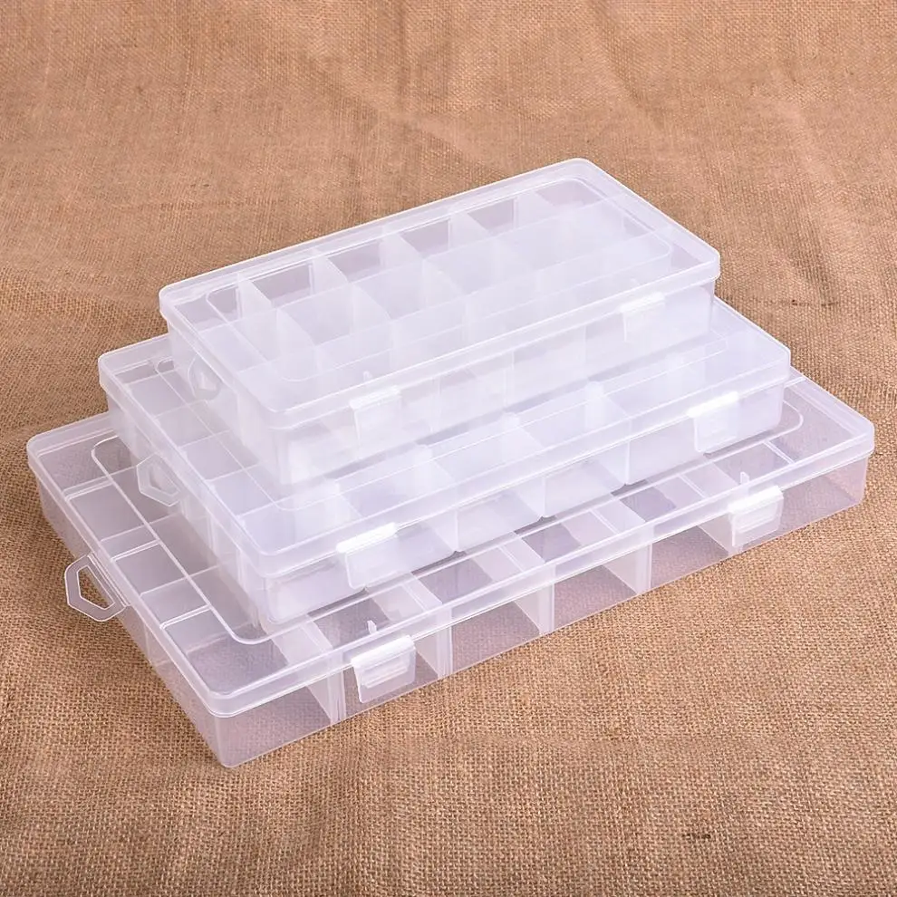 Multi Grid Fishing Tackle Box 3 Size for Fishing Hooks Swivel Ring Lures and Accessories Storage Case
Multi Grid Fishing Tackle Box 3 Size for Fishing Hooks Swivel Ring Lures and Accessories Storage Case