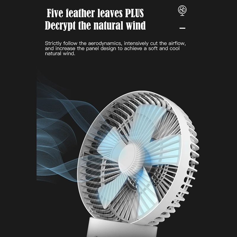 REMAX ligent Small Fan, 8-Stop Adjustable, Silent and Strong Wind, ligent Rotation 120 Rechargeable Desktop Fan
REMAX ligent Small Fan, 8-Stop Adjustable, Silent and Strong Wind, ligent Rotation 120 Rechargeable Desktop Fan