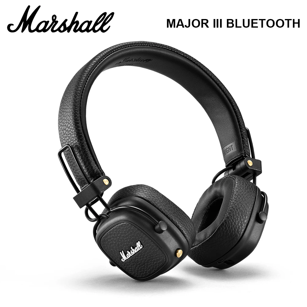 

Беспроводные Bluetooth наушники Marshall MAJOR III, беспроводные наушники с глубокими басами, Складная спортивная игровая гарнитура с микрофоном