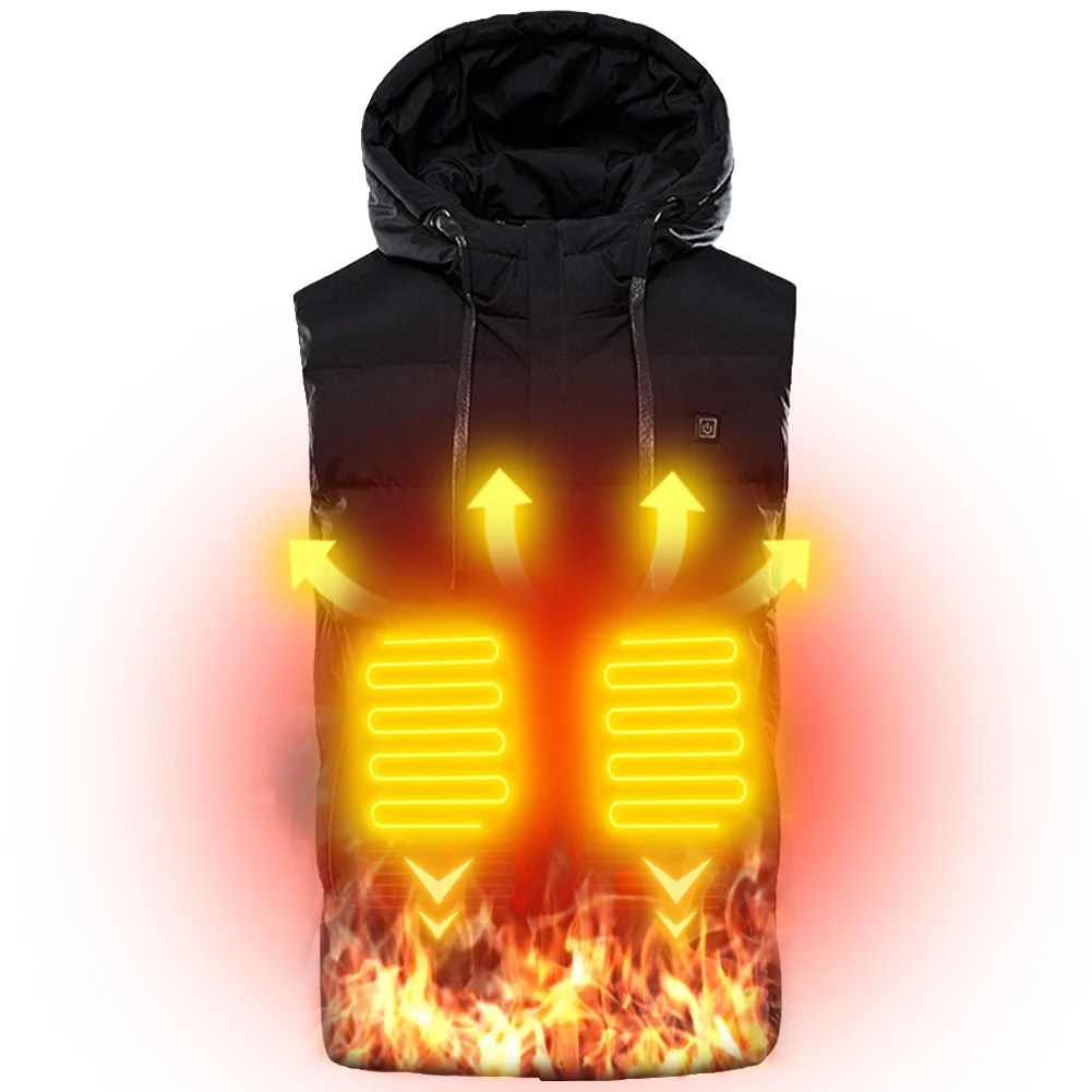7 Heating Pads Winter Outdoor Men'S Electric Heated Vest USB Heating Vest Winter Warm Jacket Men's vest Jacket heated New Hot
7 Heating Pads Winter Outdoor Men'S Electric Heated Vest USB Heating Vest Winter Warm Jacket Men's vest Jacket heated New Hot