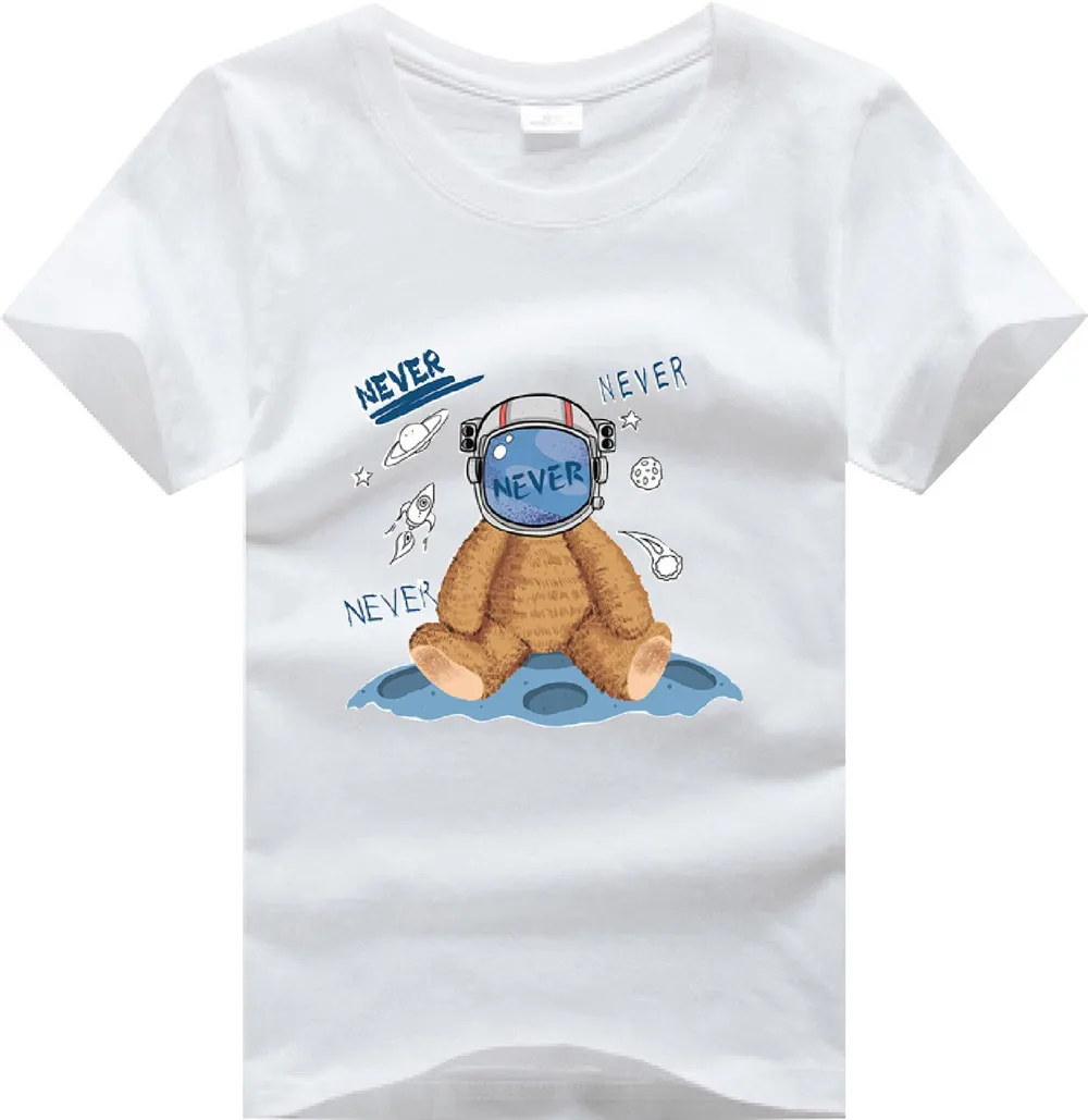 T-shirts for boys Girl Clothes 100% Cotton Flying Bear Print Short Sleeve Tee Summer camisetas 2-12T White Black Orange Blue
T-shirts for boys Girl Clothes 100% Cotton Flying Bear Print Short Sleeve Tee Summer camisetas 2-12T White Black Orange Blue