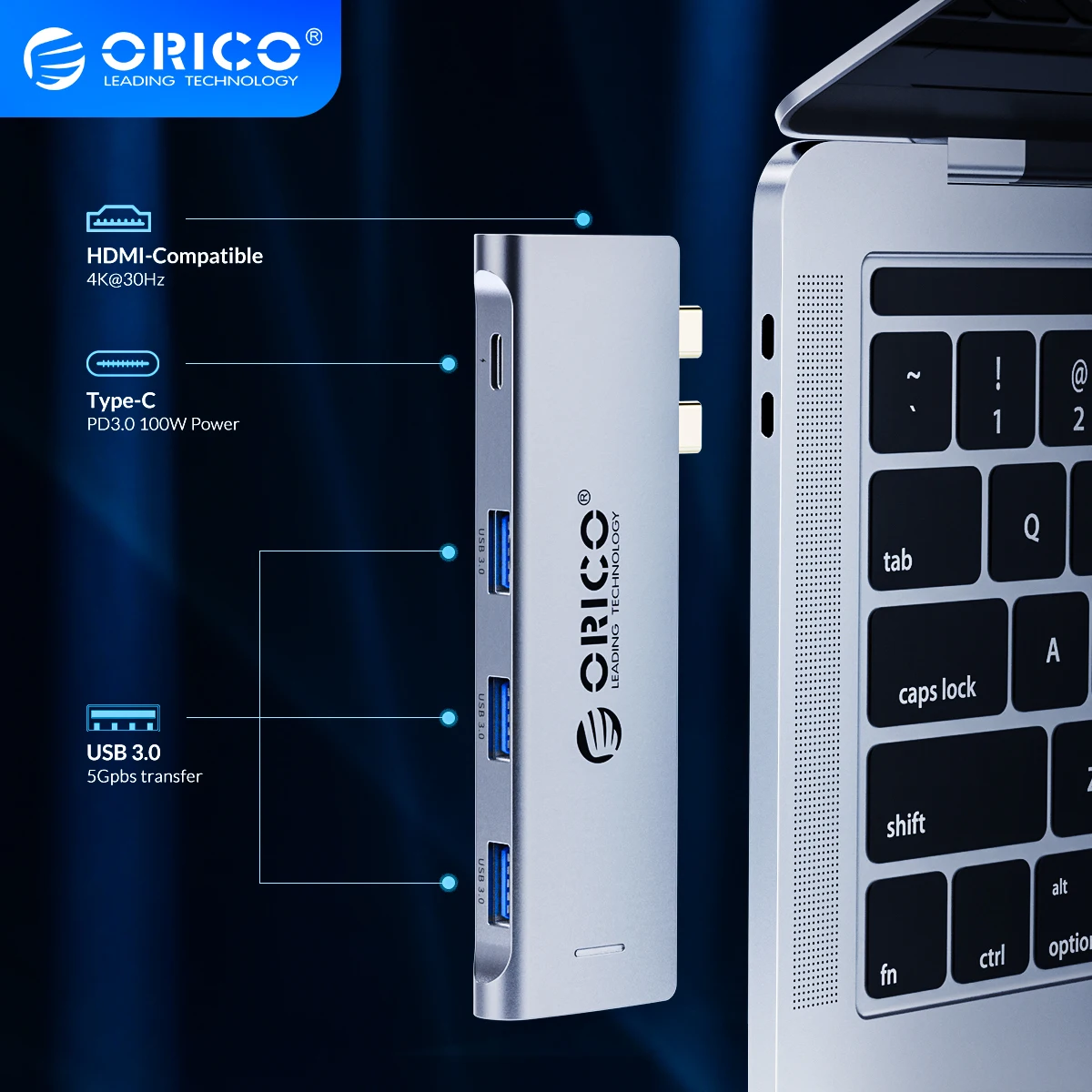 ORICO USB Type C HUB Dual USB-C to 8K HDMI-Compatible RJ45 USB3.0 PD SD TF Reader for MacBook Pro Air Adapter Thunderbolt 3 Dock
ORICO USB Type C HUB Dual USB-C to 8K HDMI-Compatible RJ45 USB3.0 PD SD TF Reader for MacBook Pro Air Adapter Thunderbolt 3 Dock