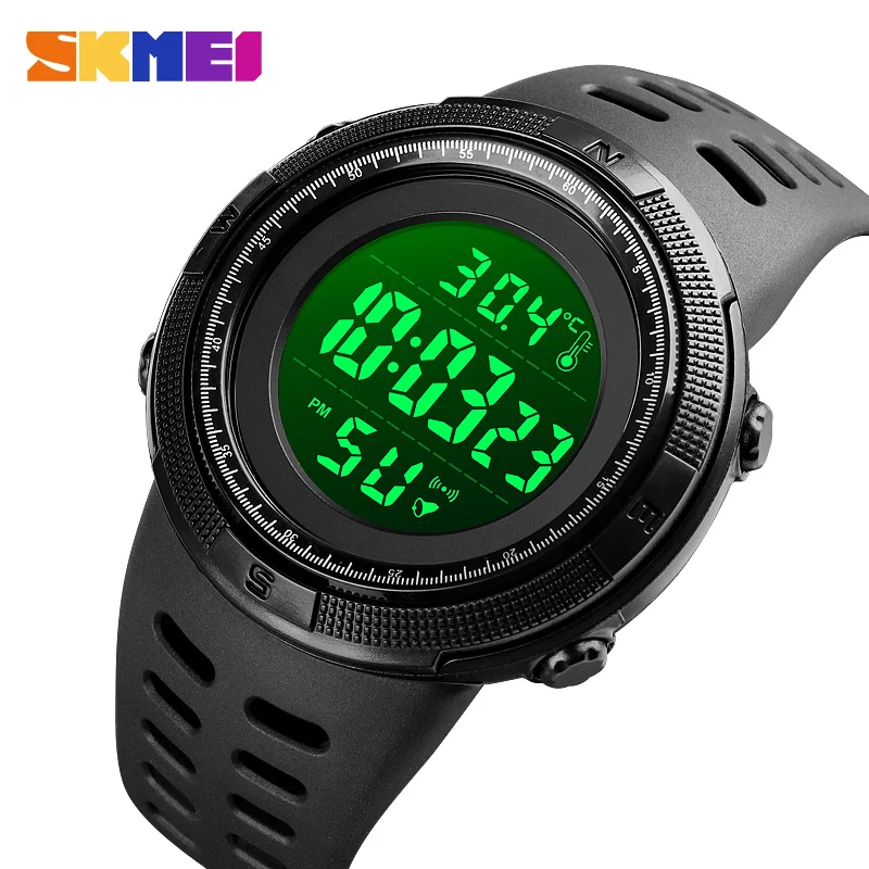 Men's Watch Waterproof Body Ambient Temperature Male Outdoor Digital Sport Wristwatches Men LED Clock Relogio Masculino SKMEI
Men's Watch Waterproof Body Ambient Temperature Male Outdoor Digital Sport Wristwatches Men LED Clock Relogio Masculino SKMEI