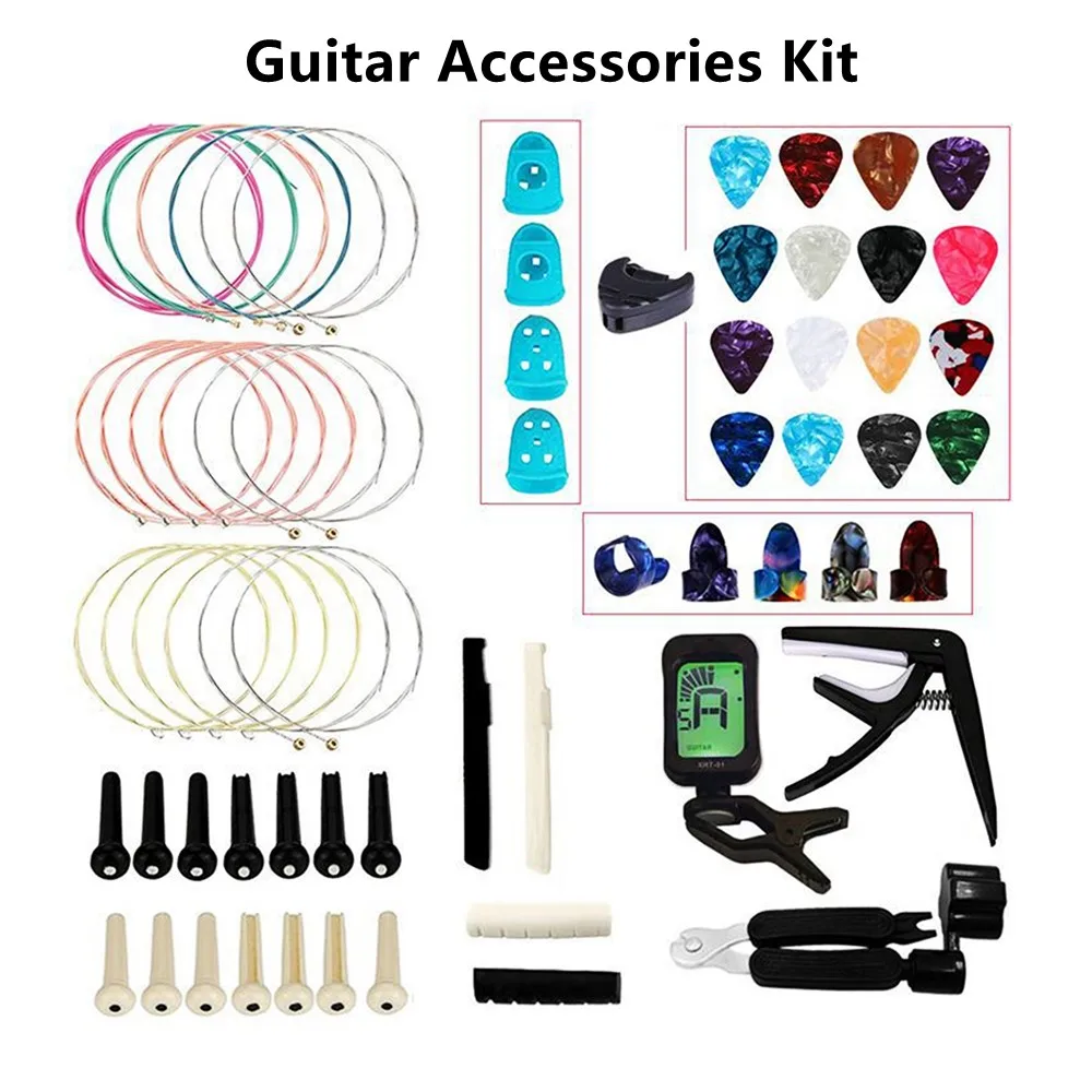 65PCS Guitar Tool Changing Kit Strings Pick Capo Winder&Cutter Tuner Accessories Kit Strings Picks Holder Capo Bones Storage Bag
65PCS Guitar Tool Changing Kit Strings Pick Capo Winder&Cutter Tuner Accessories Kit Strings Picks Holder Capo Bones Storage Bag