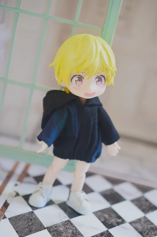 Модное универсальное платье для куклы OB11, модная Толстовка в клетку с капюшоном, большой трендовый Топ, мужская и женская одежда, аксессуары...
Модное универсальное платье для куклы OB11, модная Толстовка в клетку с капюшоном, большой трендовый Топ, мужская и женская одежда, аксессуары...