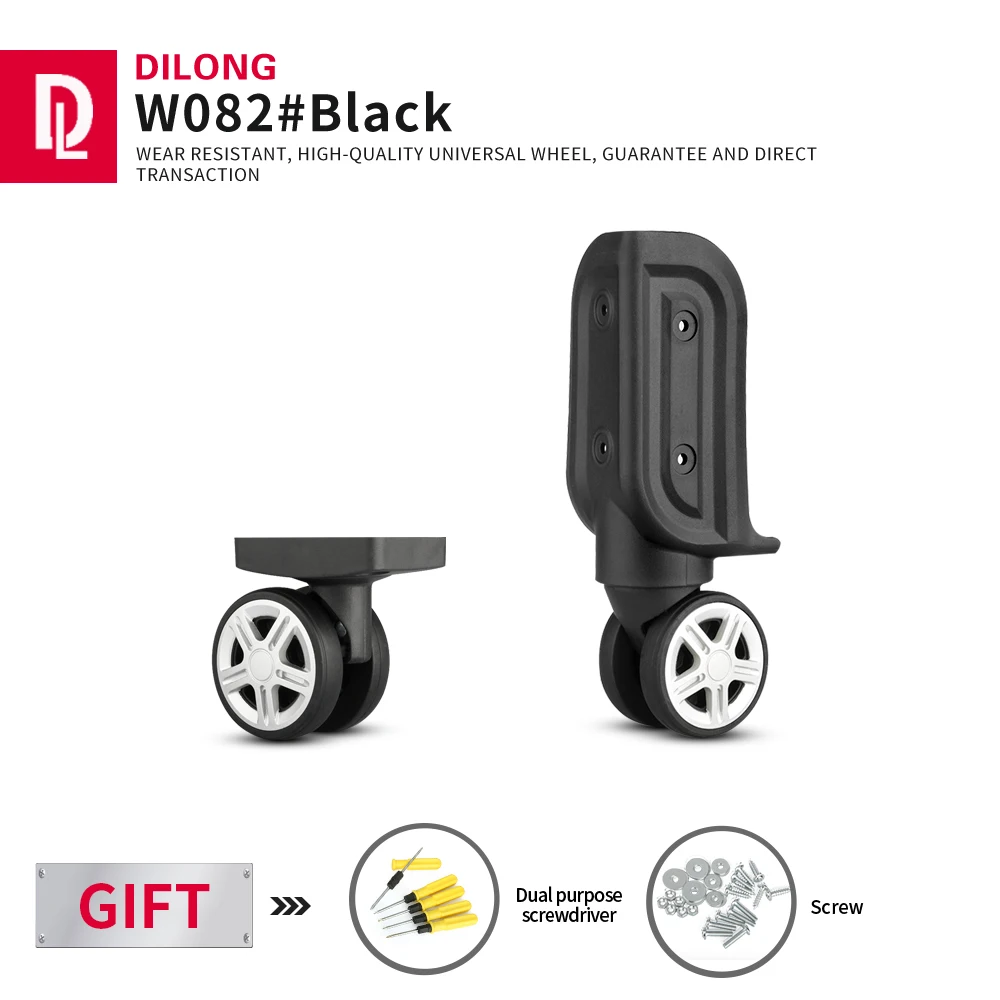 Аксессуары для багажа DILONG W082, чемодан на колесиках, чехол для багажа, коробочка с паролем, Универсальный Ремонт, бесшумная замена, практичные колеса
Аксессуары для багажа DILONG W082, чемодан на колесиках, чехол для багажа, коробочка с паролем, Универсальный Ремонт, бесшумная замена, практичные колеса