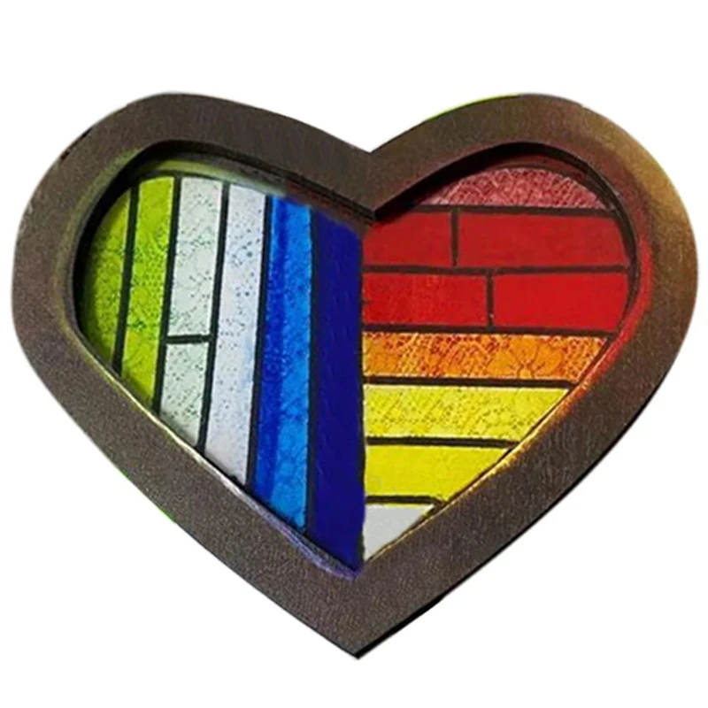 Wooden Rainbow Love Heart Ornaments Pendant Wood Tags Love Heart Hanging Decoration Heart Art Decor For Wall Living Room
Wooden Rainbow Love Heart Ornaments Pendant Wood Tags Love Heart Hanging Decoration Heart Art Decor For Wall Living Room