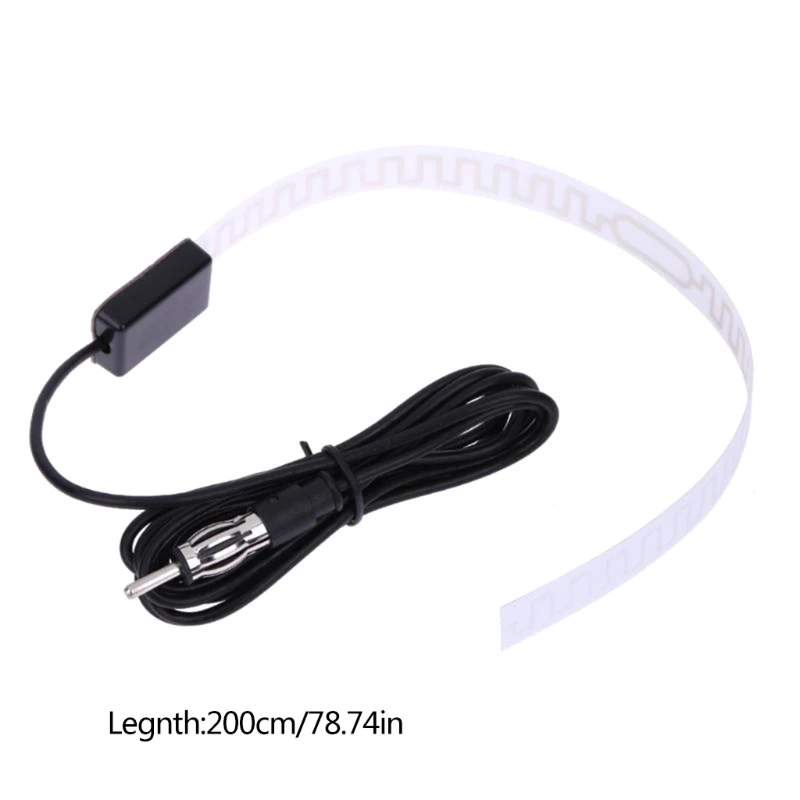 DC 12V FM Radio Amplified Hidden Antenna Signal Receiver Internal Glass Screen Windshield Window Adhesive Aerial for Car
DC 12V FM Radio Amplified Hidden Antenna Signal Receiver Internal Glass Screen Windshield Window Adhesive Aerial for Car