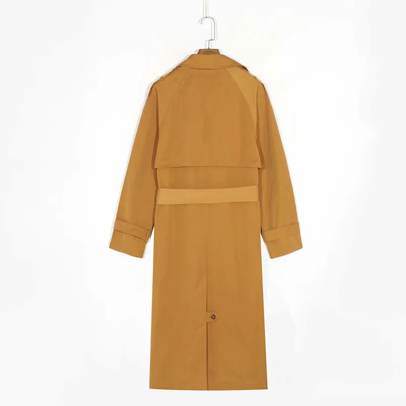 2020 Fashion Double-Breasted Temperament Fashion Commuter Brown High Waist Solid Color Long Handsome Windbreaker Modern Street
2020 Fashion Double-Breasted Temperament Fashion Commuter Brown High Waist Solid Color Long Handsome Windbreaker Modern Street