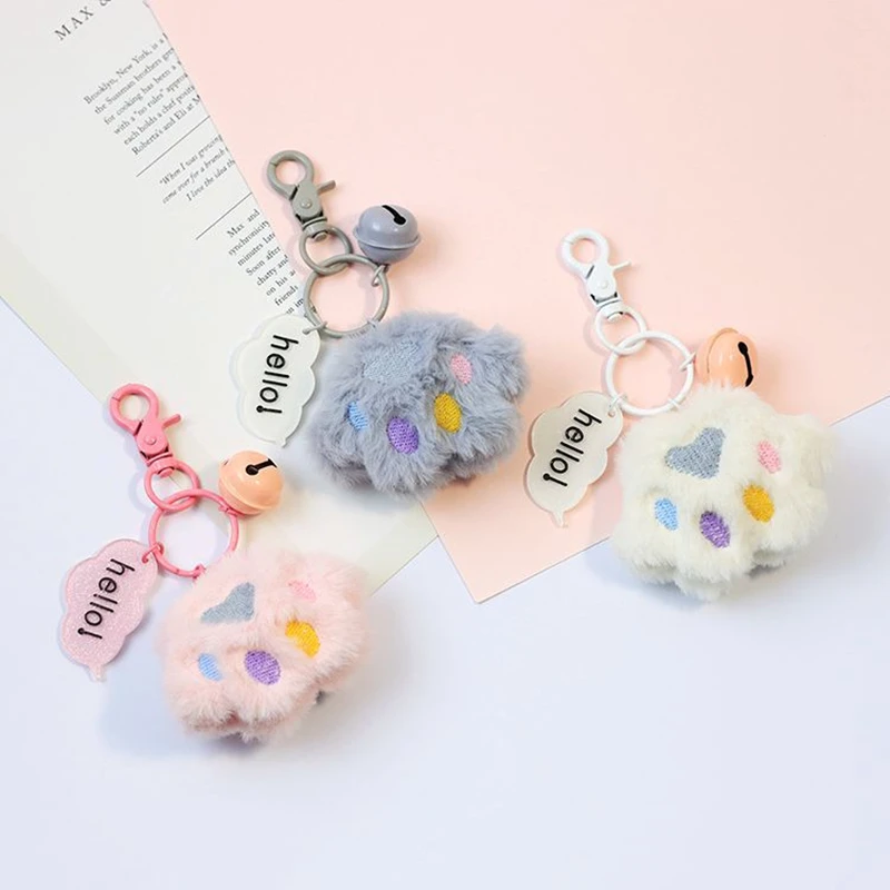 Ins Cartoon Plush Cat Paw Keychain Doll Charm Schoolbag Charm Car Keychain Fashion Accessories
Ins Cartoon Plush Cat Paw Keychain Doll Charm Schoolbag Charm Car Keychain Fashion Accessories