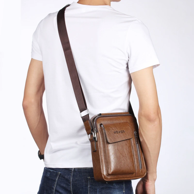 Men Multifunction PU Leather Crossbody Bags Chest Pack Waterproof Travel Shoulder Messengers Bag
Men Multifunction PU Leather Crossbody Bags Chest Pack Waterproof Travel Shoulder Messengers Bag