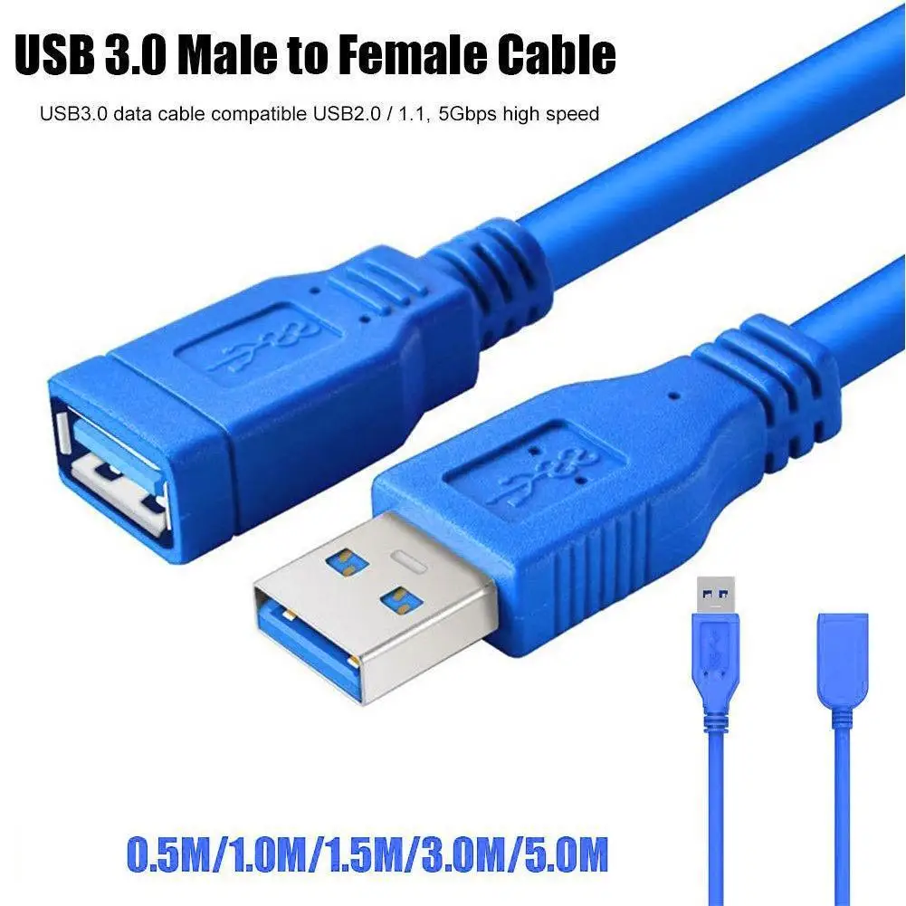 USB 3 0 удлинитель кабеля 2 для передачи данных ПК Smart TV One SSD быстрое удлинение