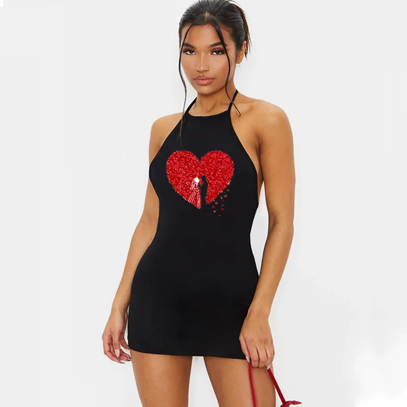 Slim Mini Dresses Woman Vintage Lovers Love Pattern Printing Vest Short Dresses Beach Party Sexy Dress Club Vestidos Robe Casual
Slim Mini Dresses Woman Vintage Lovers Love Pattern Printing Vest Short Dresses Beach Party Sexy Dress Club Vestidos Robe Casual