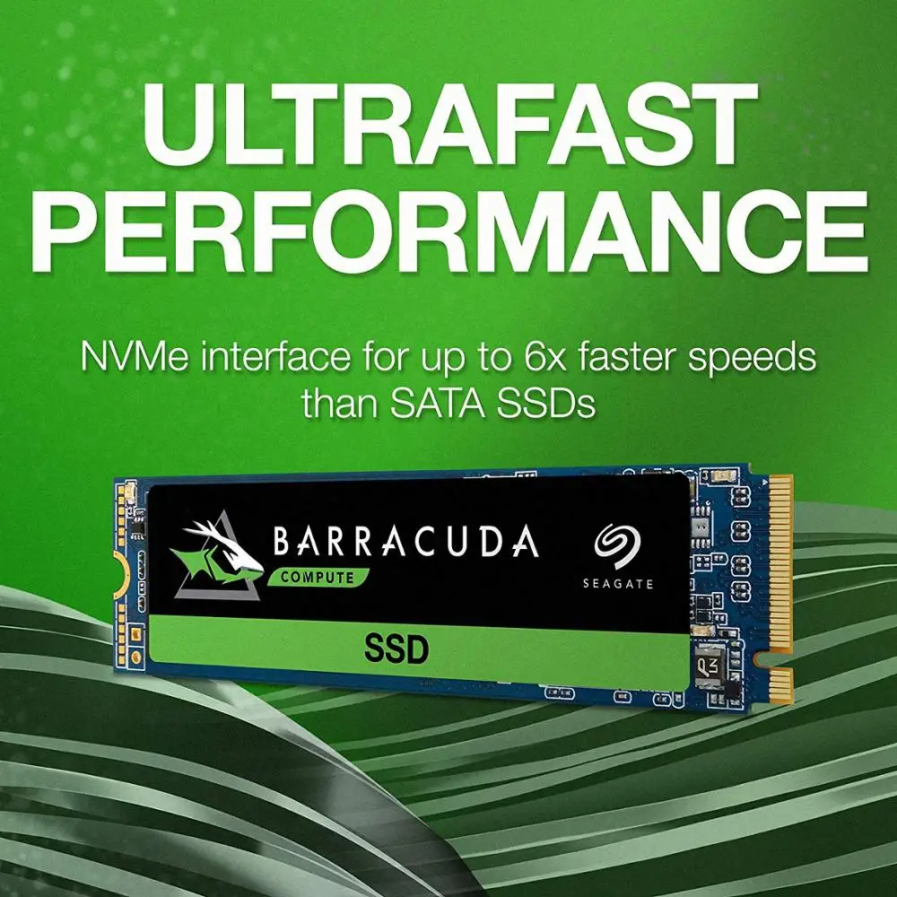 Seagate Barracuda 510 512GB 1TB SSD Internal Solid State Drive PCIe NVMe 3D TLC NAND for Gaming PC Gaming Laptop Desktop
Seagate Barracuda 510 512GB 1TB SSD Internal Solid State Drive PCIe NVMe 3D TLC NAND for Gaming PC Gaming Laptop Desktop