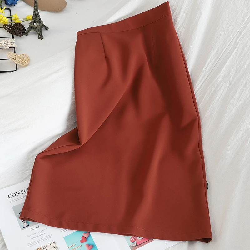 Autumn New Spring Women Split Solid Straight Package Hip Elegant Office Lady Fashionable Female Skirts
Autumn New Spring Women Split Solid Straight Package Hip Elegant Office Lady Fashionable Female Skirts