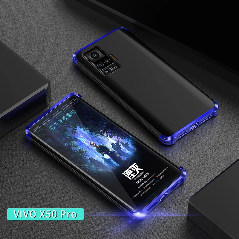 New Original High-end Luxury Case For Vivo X50 Pro Case Metal Frame PC Frosted Cover For Vivo X50 Shockproof Bumper Phone shell
New Original High-end Luxury Case For Vivo X50 Pro Case Metal Frame PC Frosted Cover For Vivo X50 Shockproof Bumper Phone shell