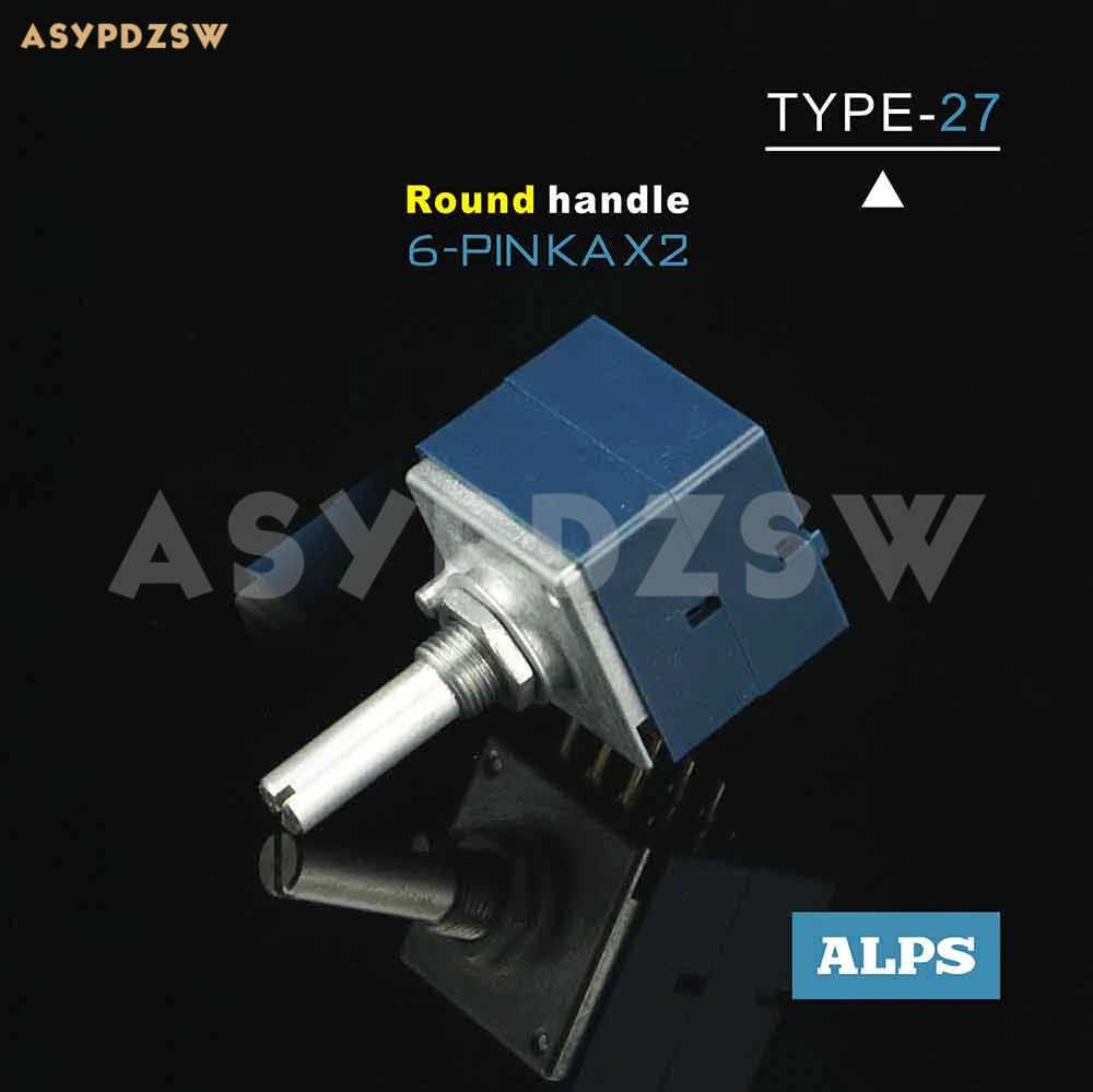 6-PIN Оригинальные ALPS Тип-27 с круглой ручкой из нержавеющей стали Объем потенциометра RK16 10KA 20KA 50KA 100KA 250KA
6-PIN Оригинальные ALPS Тип-27 с круглой ручкой из нержавеющей стали Объем потенциометра RK16 10KA 20KA 50KA 100KA 250KA