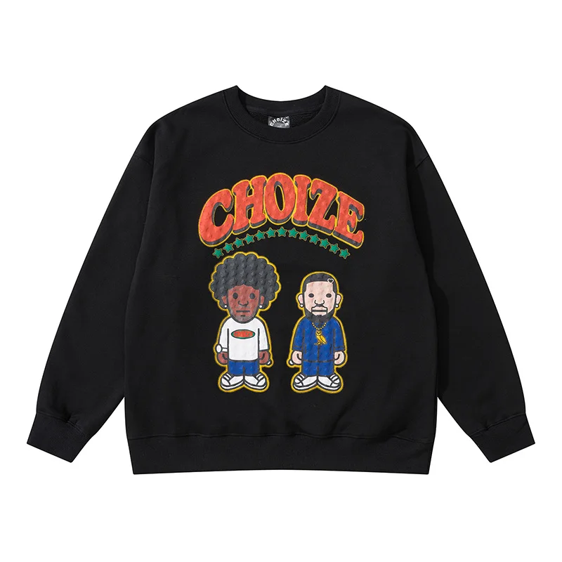 High Street Cartoon Character Letter Stars Print Mens Sweatshirts Crew Neck Oversize Retro Stranger Things Casual Couple Hoodies
High Street Cartoon Character Letter Stars Print Mens Sweatshirts Crew Neck Oversize Retro Stranger Things Casual Couple Hoodies