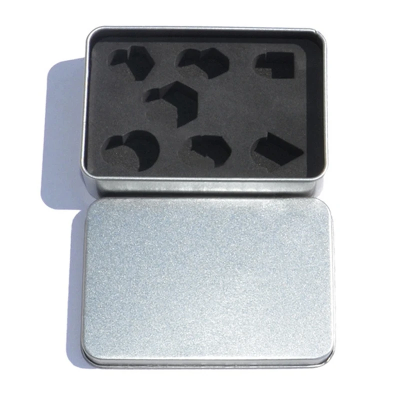 Dice Metal Box Standard Size Dice Metal Box 7pcs D4 D6 D8 D10 D% D12 D20 Set Metal Box
Dice Metal Box Standard Size Dice Metal Box 7pcs D4 D6 D8 D10 D% D12 D20 Set Metal Box