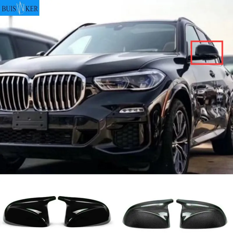 2Pcs Glossy Black Rear Side View Mirror Covers Shell Replacement For BMW X3 G01 X4 G02 X5 G05 X7 G07 2018 Up
2Pcs Glossy Black Rear Side View Mirror Covers Shell Replacement For BMW X3 G01 X4 G02 X5 G05 X7 G07 2018 Up