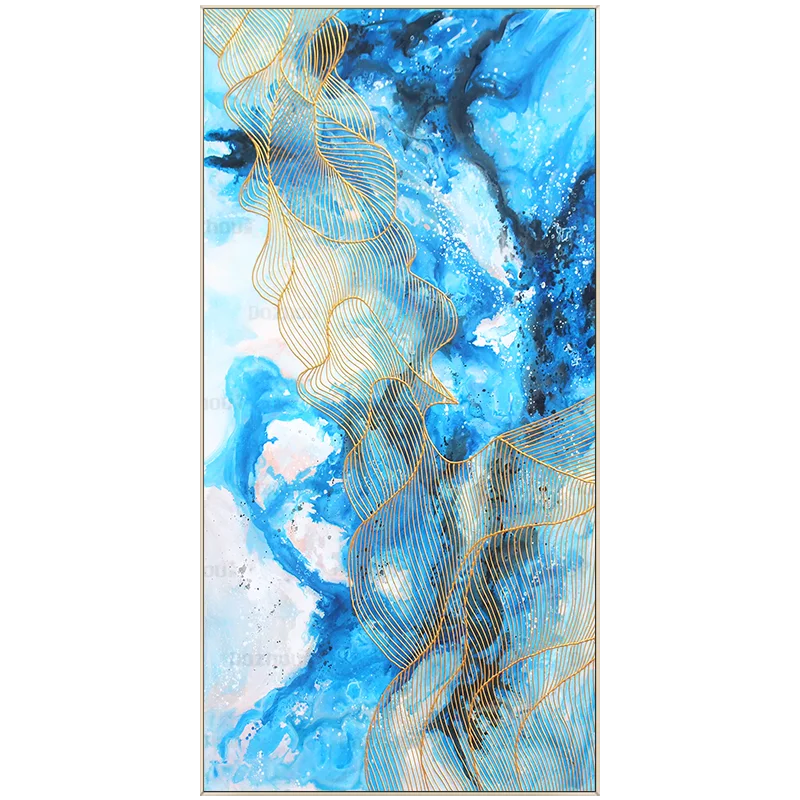 CX Pure Hand Drawing Oil Painting Modern Minimalistic Abstraction Decorative Painting Gold Foil Line Mural Vertical Version
CX Pure Hand Drawing Oil Painting Modern Minimalistic Abstraction Decorative Painting Gold Foil Line Mural Vertical Version