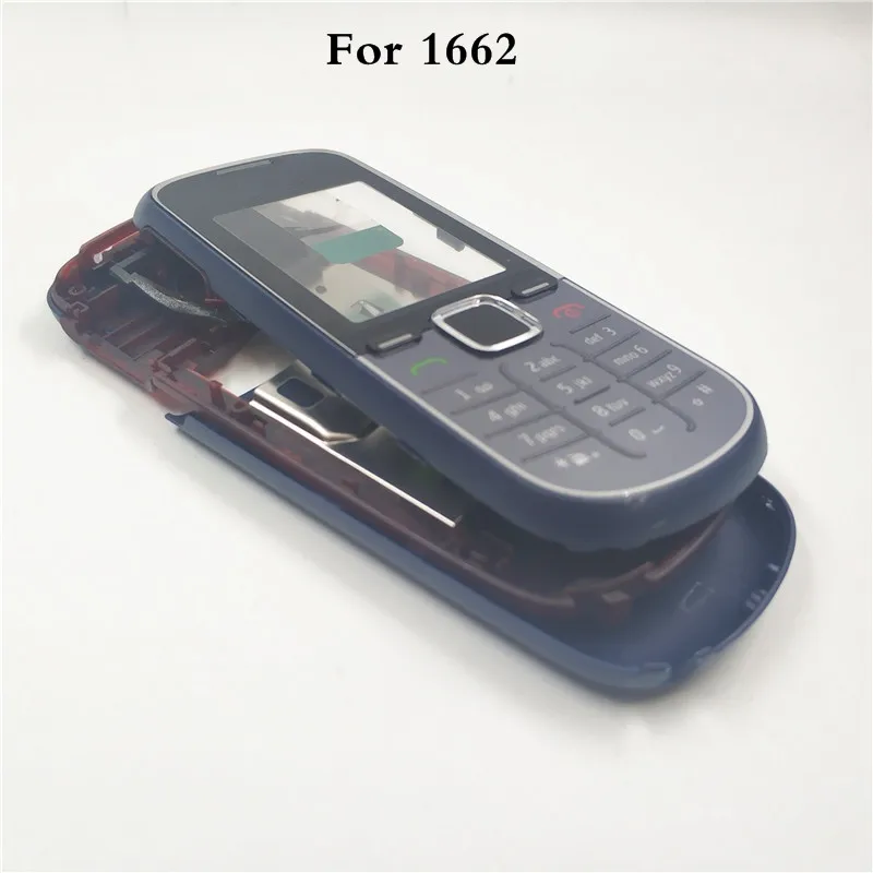 For Nokia 1662 Full Housing Case Cover Front Frame With KeyBoard Display Glass+Middle Frame+Back Cover
For Nokia 1662 Full Housing Case Cover Front Frame With KeyBoard Display Glass+Middle Frame+Back Cover