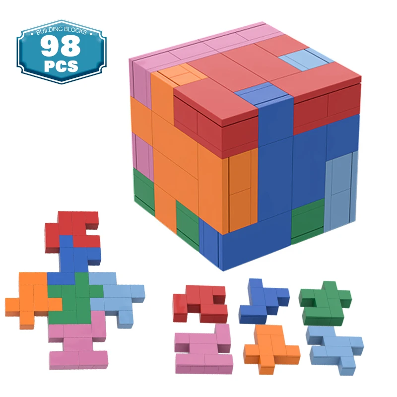 MOC Magic Puzzle Cube Building Block Kit Decryption Box Decompression Toys Brick Education Block Assembling Toy for Kids
MOC Magic Puzzle Cube Building Block Kit Decryption Box Decompression Toys Brick Education Block Assembling Toy for Kids