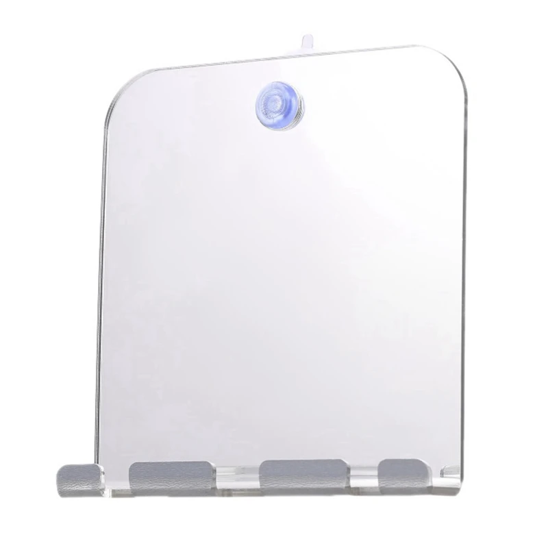 Wall Suction Anti Fog Shower Mirror Bathroom Fogless Shower Mirror Washroom Travel for Man Shaving Mirror
Wall Suction Anti Fog Shower Mirror Bathroom Fogless Shower Mirror Washroom Travel for Man Shaving Mirror