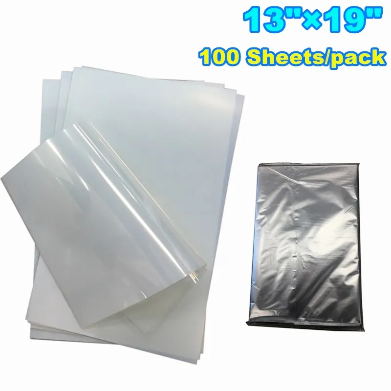 

CALCA 13" x 19" Waterproof Inkjet Milky Transparency Silk Screen Printing Film - 100 Sheets/pack