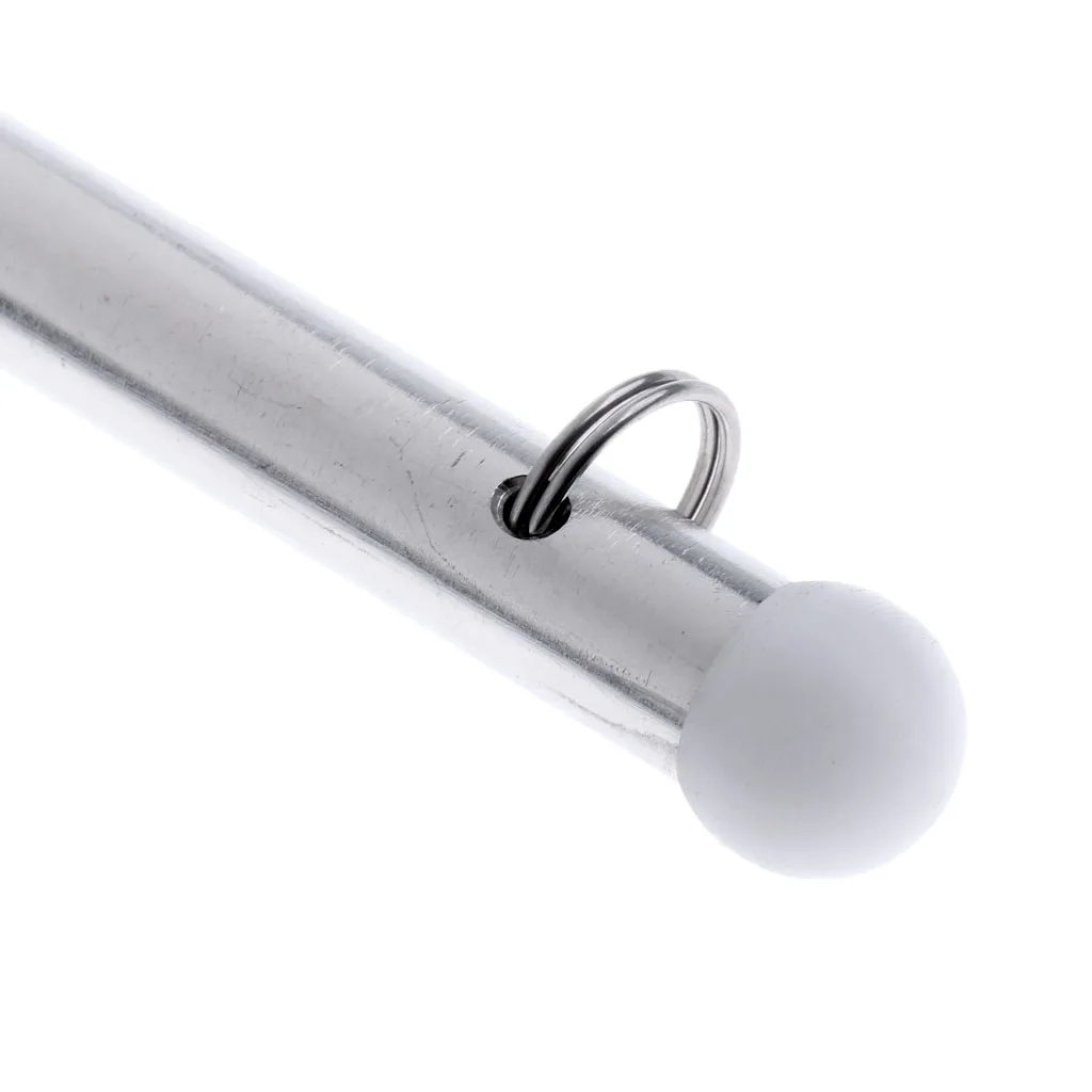 15-1/2 inch Heavy Duty Stainless Steel Anti-Winding Flag Staff Pole Rod for Boat, Kayak Yacht - Polished
15-1/2 inch Heavy Duty Stainless Steel Anti-Winding Flag Staff Pole Rod for Boat, Kayak Yacht - Polished
