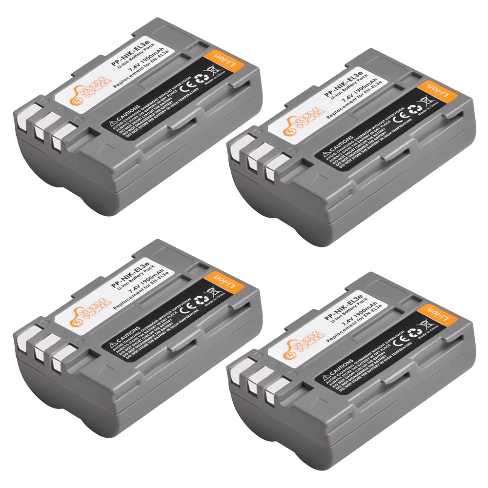 

1900mAh EN EL3e EN-EL3e Battery for Nikon D700, D300s, D300, D200, D100, D90, D80, D70s, D70, D50, MH-18, MH-18a, MH-19