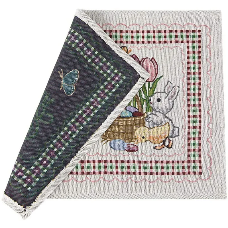 Easter Placemats Set of 4 - Easter Kitchen Placemats for Dining Table, Flower Bunny Placemats for Easter Decoration
Easter Placemats Set of 4 - Easter Kitchen Placemats for Dining Table, Flower Bunny Placemats for Easter Decoration