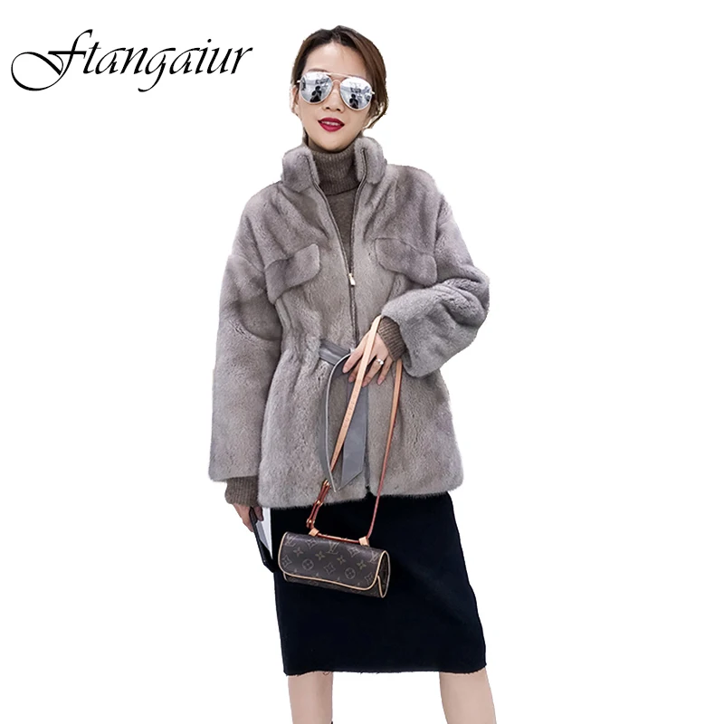 Ftangaiur Winter Import Velvet Mink Fur Coat Mandarin Collar Thicken Mink Coats Women's Tight Waist Medium Real Mink Fur Coats
Ftangaiur Winter Import Velvet Mink Fur Coat Mandarin Collar Thicken Mink Coats Women's Tight Waist Medium Real Mink Fur Coats