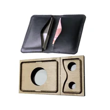 Japan Steel Blade Wooden Dies DIY Leather Craft Zipper Simple Coin Bag Wallet Die Mould Set Hand Punch Tool Template 150*115MM