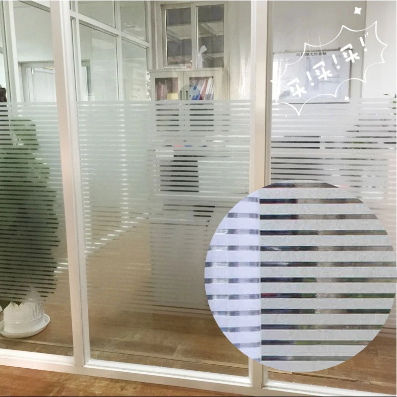 Electrostatic Frosted Glass Film Office Bathroom Privacy Film Translucent Stripes Vinyl Bumper Strip Cut Off Window Sticker
Electrostatic Frosted Glass Film Office Bathroom Privacy Film Translucent Stripes Vinyl Bumper Strip Cut Off Window Sticker