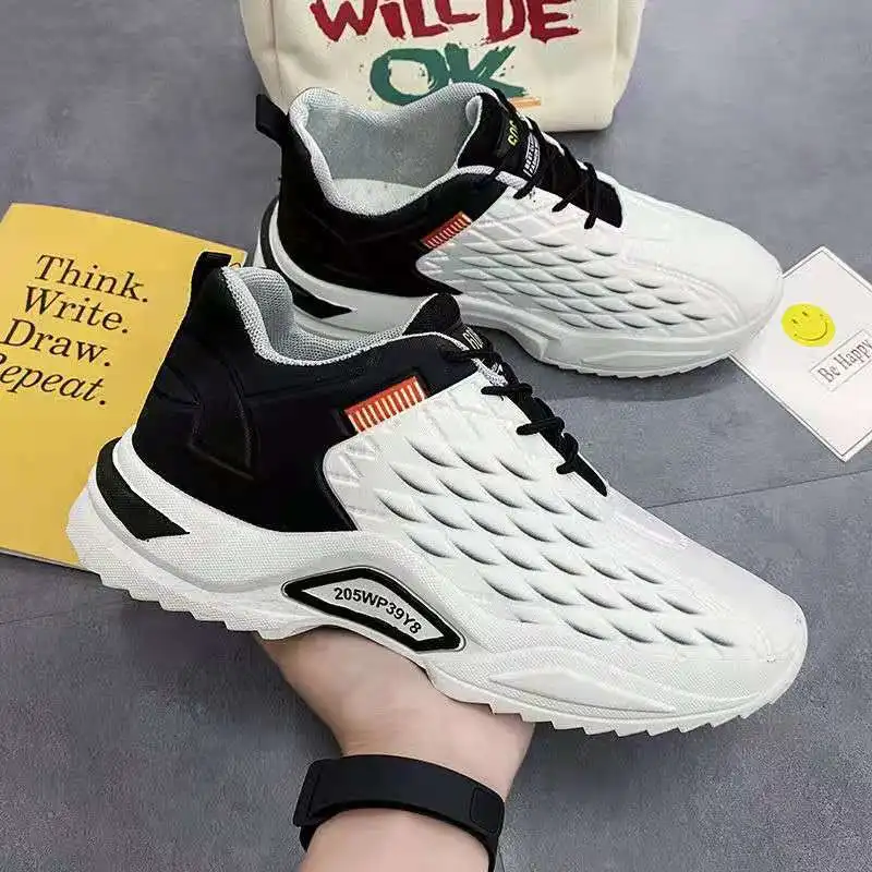 Trend Mens Casual Shoes Spring Flying Woven Male Sneaker Breathable Walk Shoes Lace-up Mesh Sport Shoes Outdoor Running Sneaker
Trend Mens Casual Shoes Spring Flying Woven Male Sneaker Breathable Walk Shoes Lace-up Mesh Sport Shoes Outdoor Running Sneaker
