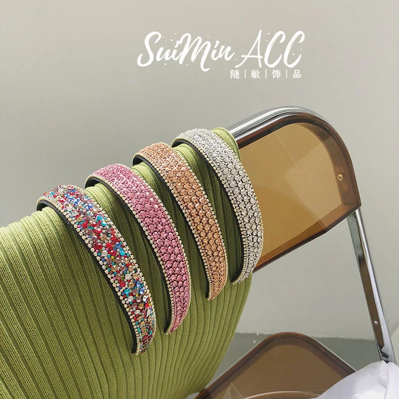 Wholesale 2021 women rhinestone solid color hairbands girl's headbands lady's headwear hair accessories
Wholesale 2021 women rhinestone solid color hairbands girl's headbands lady's headwear hair accessories