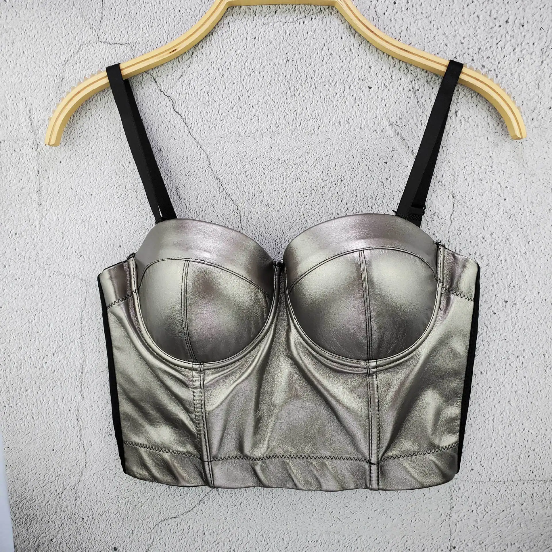 Draht Freies Spitze Bhs Frauen Plus Leather Suspenders Women's Solid Color Elastic Vest In Summe Joker Sexy Gothic Top Bras Cute
Draht Freies Spitze Bhs Frauen Plus Leather Suspenders Women's Solid Color Elastic Vest In Summe Joker Sexy Gothic Top Bras Cute