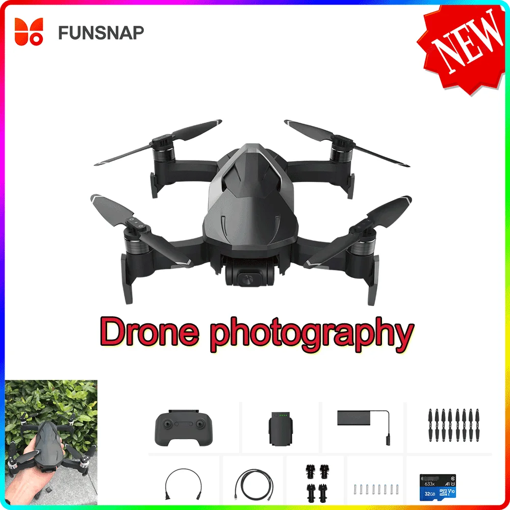 

FUNSNAP DIVA RC Quadcopters with 5.8G WIFI FPV 4K RTF Camera HDR Video GPS 30mins Flight Time Drone RC Helicopter with Gimbal