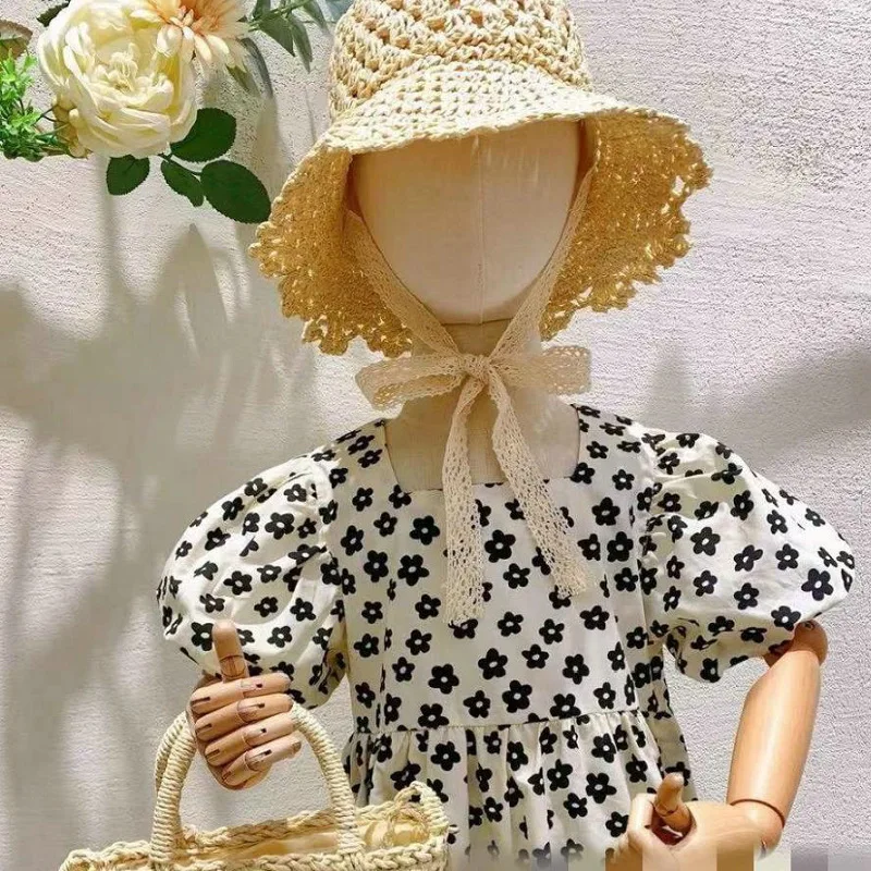 Fashion Girls Summer Half Sleeve Flower Patchwork Belt Mid-Calf Dresses Toddler Kids Baby Children Clothes 1-6Y
Fashion Girls Summer Half Sleeve Flower Patchwork Belt Mid-Calf Dresses Toddler Kids Baby Children Clothes 1-6Y