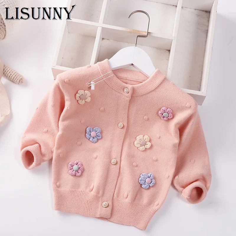 Girl Cardigan Sweater Autumn 2021 New Lolita Style Children Knitwear Jacket Baby Top Kids Coat Toddler Solid Floral Clothes 1-5y
Girl Cardigan Sweater Autumn 2021 New Lolita Style Children Knitwear Jacket Baby Top Kids Coat Toddler Solid Floral Clothes 1-5y