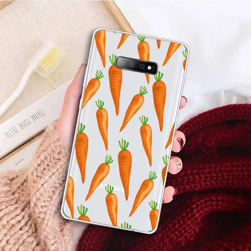 Cute cartoon carrot red vegetable Phone Case Clear Transparent for samsung A 21s 50 71 S 8 9 20 note 10 20 plus ultra
Cute cartoon carrot red vegetable Phone Case Clear Transparent for samsung A 21s 50 71 S 8 9 20 note 10 20 plus ultra