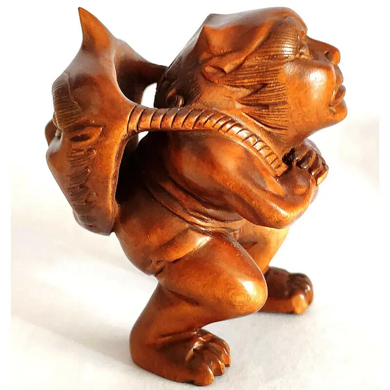 Y7435-2,5 "резная вручную японская фигурка Netsuke из бокса: Oni Man с маской
Y7435-2,5 "резная вручную японская фигурка Netsuke из бокса: Oni Man с маской